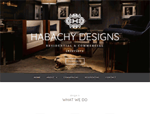 Tablet Screenshot of habachydesigns.com